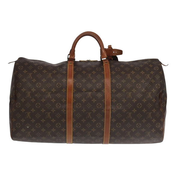 LOUIS VUITTON Monogram Keepall 60 Boston Bag M41422 LV Auth 104630