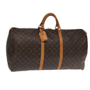 LOUIS VUITTON Monogram Keepall 60 Boston Bag M41422 LV Auth 104649-1