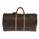 LOUIS VUITTON Monogram Keepall 60 Boston Bag M41422 LV Auth 104649-13