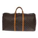 LOUIS VUITTON Monogram Keepall 60 Boston Bag M41422 LV Auth 104649-2