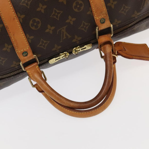 LOUIS VUITTON Monogram Keepall 60 Boston Bag M41422 LV Auth 104649
