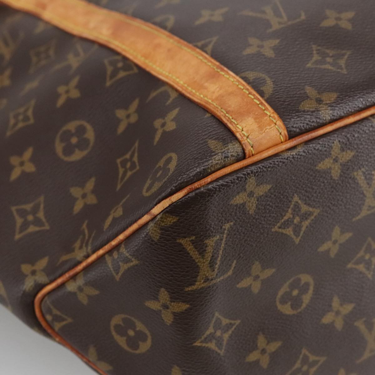 LOUIS VUITTON Monogram Sac Shopping Tote Bag M51108 LV Auth 104673