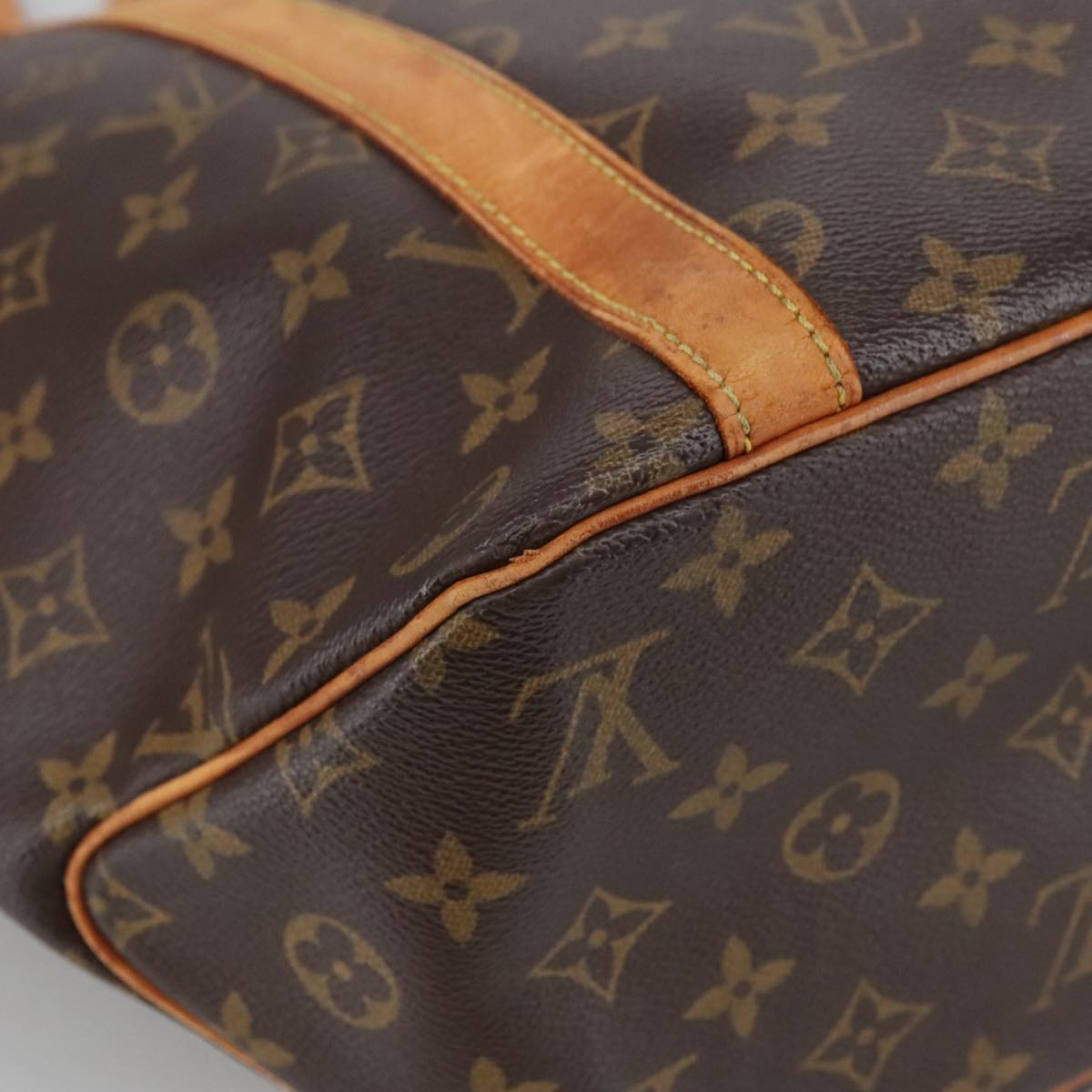 LOUIS VUITTON Monogram Sac Shopping Tote Bag M51108 LV Auth 104673