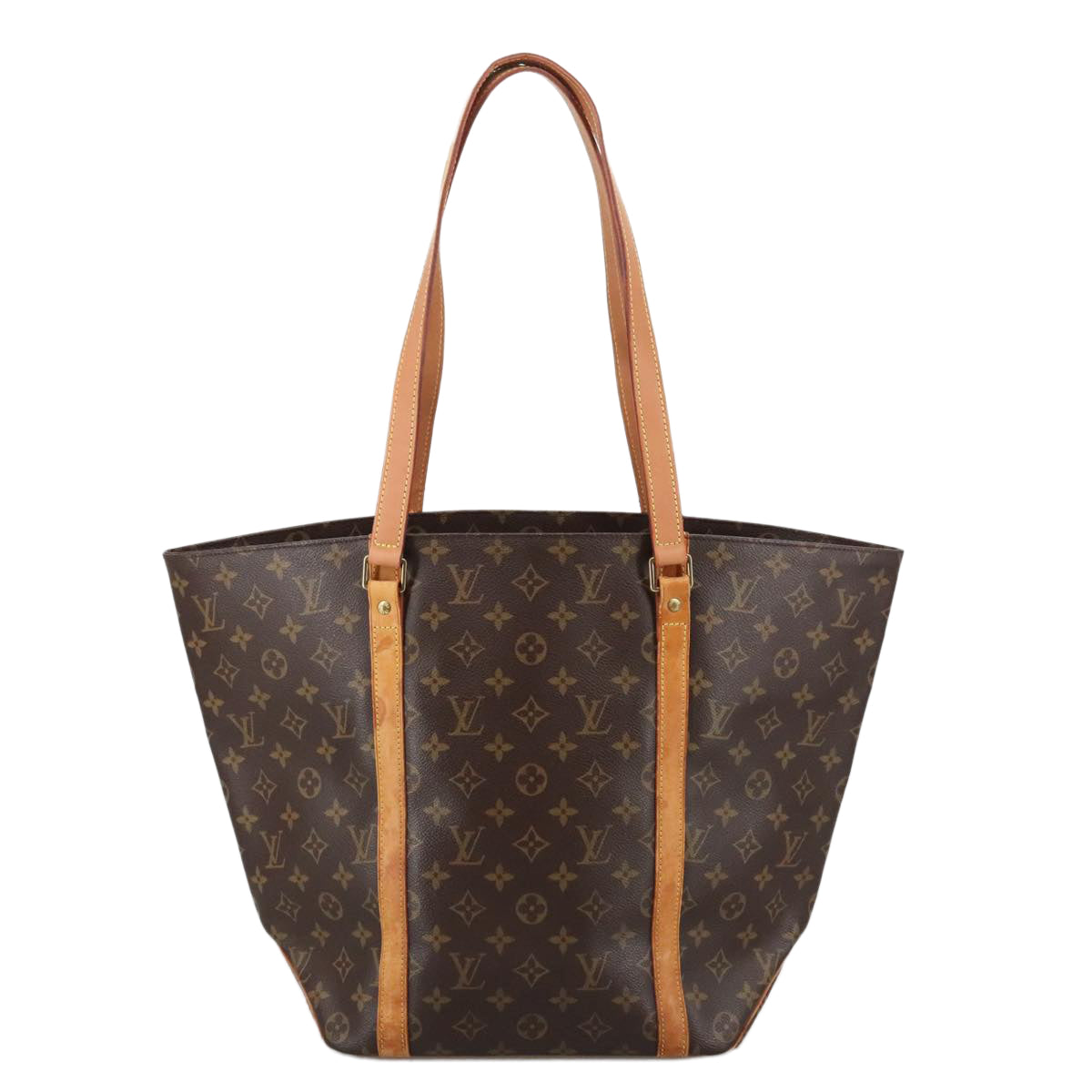 LOUIS VUITTON Monogram Sac Shopping Tote Bag M51108 LV Auth 104673