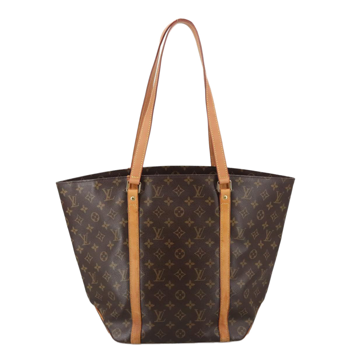 LOUIS VUITTON Monogram Sac Shopping Tote Bag M51108 LV Auth 104673