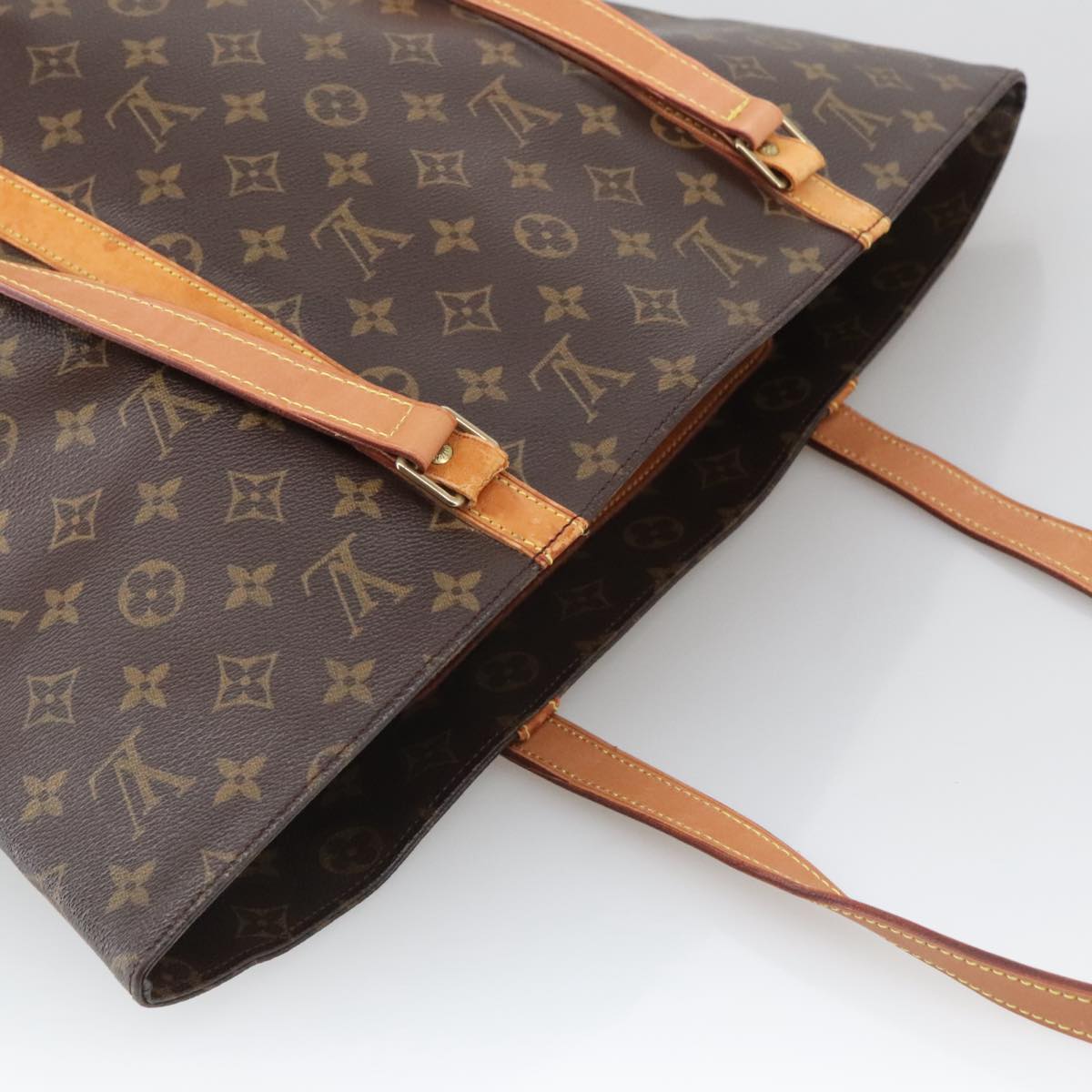 LOUIS VUITTON Monogram Sac Shopping Tote Bag M51108 LV Auth 104673