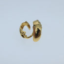 Christian Dior Earring metal Gold Tone Auth 104682-4