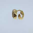 Christian Dior Earring metal Gold Tone Auth 104682-5