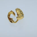 Christian Dior Earring metal Gold Tone Auth 104682-9