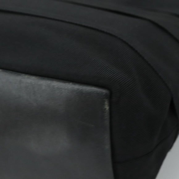 Salvatore Ferragamo Vala Hand Bag Canvas Black Auth 104705