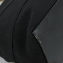 Salvatore Ferragamo Vala Hand Bag Canvas Black Auth 104705-16