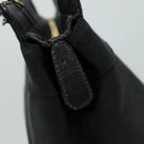 Salvatore Ferragamo Vala Hand Bag Canvas Black Auth 104705-10