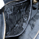 Salvatore Ferragamo Vala Hand Bag Canvas Black Auth 104705-19