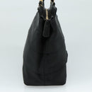 Salvatore Ferragamo Vala Hand Bag Canvas Black Auth 104705-3