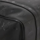 MCM Vicetos Logogram Shoulder Bag PVC Black Auth 104709-15