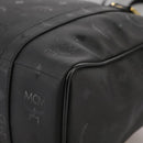 MCM Vicetos Logogram Shoulder Bag PVC Black Auth 104709-16