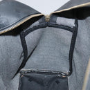 MCM Vicetos Logogram Shoulder Bag PVC Black Auth 104709-19