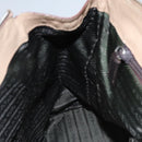 PRADA Tote Bag Nylon Beige Silver Auth 104745-20