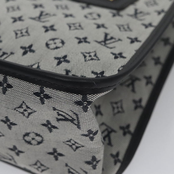 LOUIS VUITTON Monogram Mini Sac Catherine Hand Bag Blue M92325 LV Auth 104746AV