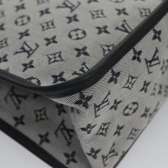 LOUIS VUITTON Monogram Mini Sac Catherine Hand Bag Blue M92325 LV Auth 104746AV