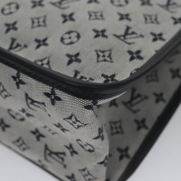 LOUIS VUITTON Monogram Mini Sac Catherine Hand Bag Blue M92325 LV Auth 104746AV