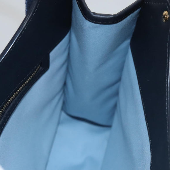 LOUIS VUITTON Monogram Mini Sac Catherine Hand Bag Blue M92325 LV Auth 104746AV