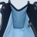 LOUIS VUITTON Monogram Mini Sac Catherine Hand Bag Blue M92325 LV Auth 104746AV-21