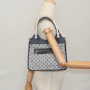 LOUIS VUITTON Monogram Mini Sac Catherine Hand Bag Blue M92325 LV Auth 104746AV-24