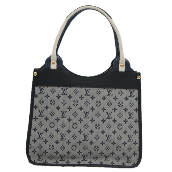 LOUIS VUITTON Monogram Mini Sac Catherine Hand Bag Blue M92325 LV Auth 104746AV