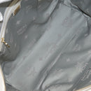 MCM Tote Bag Leather White Auth 104772-11
