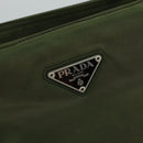 PRADA Tote Bag Nylon Khaki Auth 104864-18