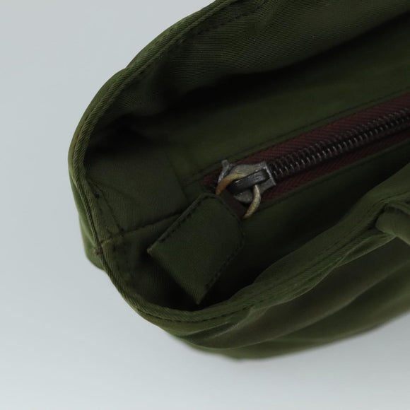 PRADA Tote Bag Nylon Khaki Auth 104864