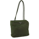 PRADA Tote Bag Nylon Khaki Auth 104864-1