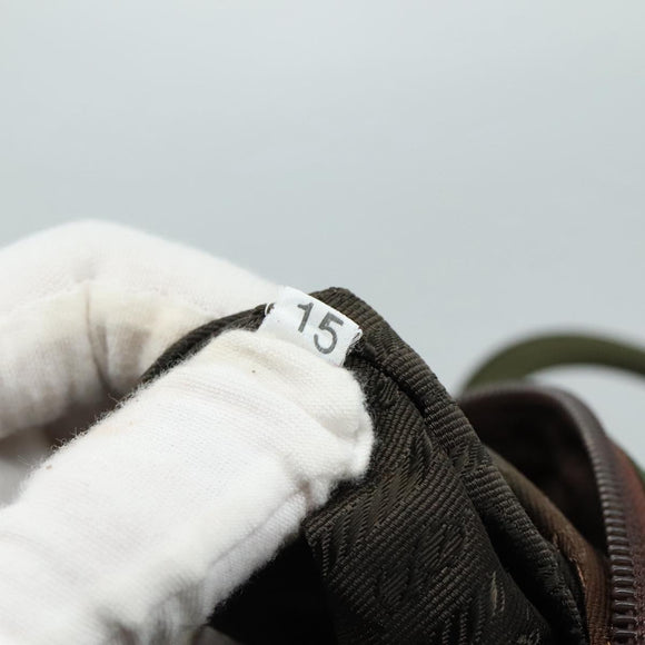 PRADA Tote Bag Nylon Khaki Auth 104864