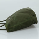 PRADA Tote Bag Nylon Khaki Auth 104864-4
