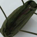 PRADA Tote Bag Nylon Khaki Auth 104864-6