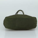 PRADA Tote Bag Nylon Khaki Auth 104864-5