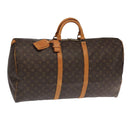 LOUIS VUITTON Monogram Keepall 60 Boston Bag M41422 LV Auth 104892-1