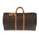LOUIS VUITTON Monogram Keepall 60 Boston Bag M41422 LV Auth 104892-13