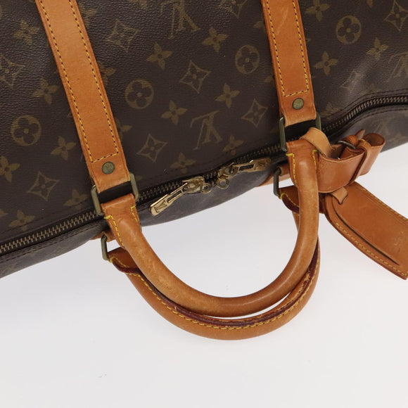 LOUIS VUITTON Monogram Keepall 60 Boston Bag M41422 LV Auth 104892