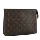 LOUIS VUITTON Monogram Poche Toilette 26 Pouch M47542 LV Auth 104900-1