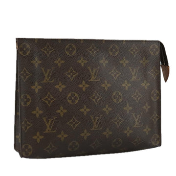 LOUIS VUITTON Monogram Poche Toilette 26 Pouch M47542 LV Auth 104900