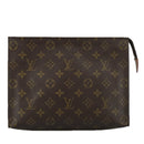 LOUIS VUITTON Monogram Poche Toilette 26 Pouch M47542 LV Auth 104900-13