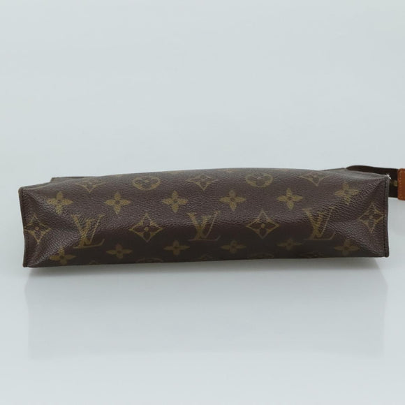 LOUIS VUITTON Monogram Poche Toilette 26 Pouch M47542 LV Auth 104900