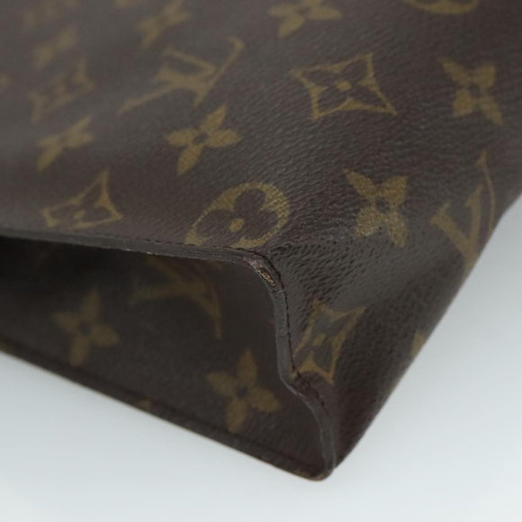 LOUIS VUITTON Monogram Poche Toilette 26 Pouch M47542 LV Auth 104900