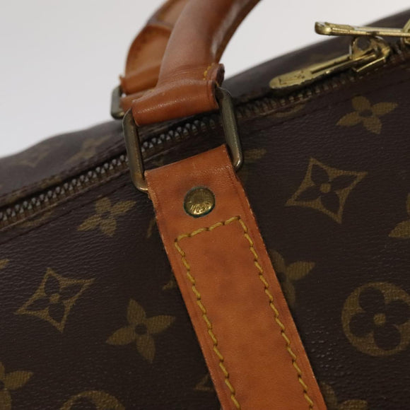 LOUIS VUITTON Monogram Keepall 60 Boston Bag M41422 LV Auth 104918