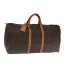LOUIS VUITTON Monogram Keepall 60 Boston Bag M41422 LV Auth 104918-1