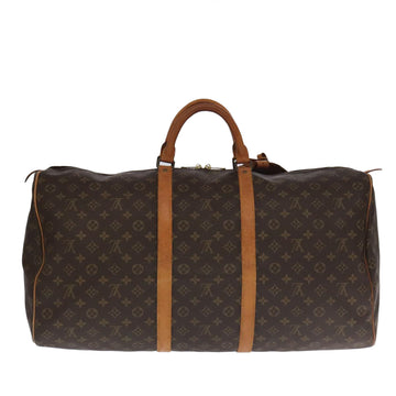 LOUIS VUITTON Monogram Keepall 60 Boston Bag M41422 LV Auth 104918 - 0