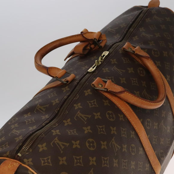 LOUIS VUITTON Monogram Keepall 60 Boston Bag M41422 LV Auth 104918