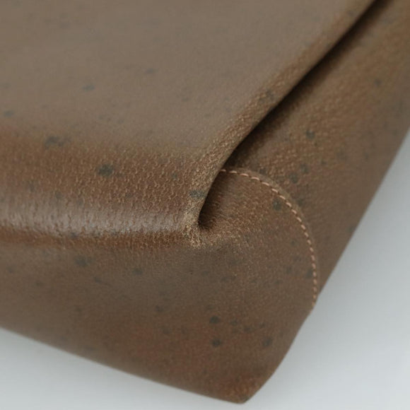 GUCCI Hand Bag Leather Brown 001 085 1368 Auth 104930